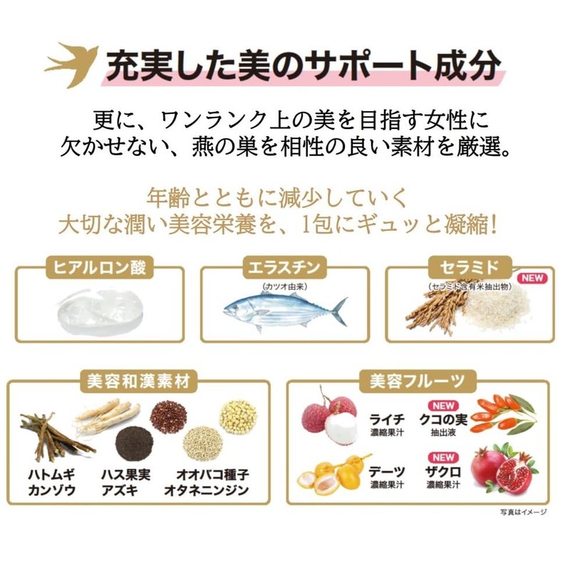 燕の巣サプリゼリー「燕美（エンビ）プレミアム」 燕美/ENVY アナ燕の巣ゼリースティック30包 10代目リニューアル