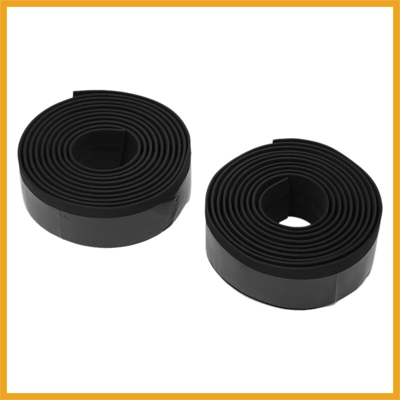 Partuto 2pcs Black Foam Anti Slip Handlebar Tape Bar Grip