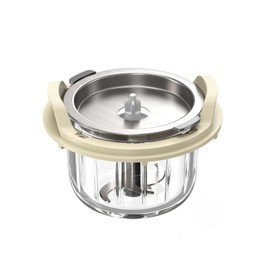 BabyNutri Replacement Glass Bowl with Handle, Blade, and Anti-Spill Food Cover for Baby Food Maker - Essential Accessories for Hassle-Free Baby Meal Preparation