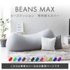 Iris Plaza Beans MAX Bead Cushion, Washable Replacement Cover, Floor