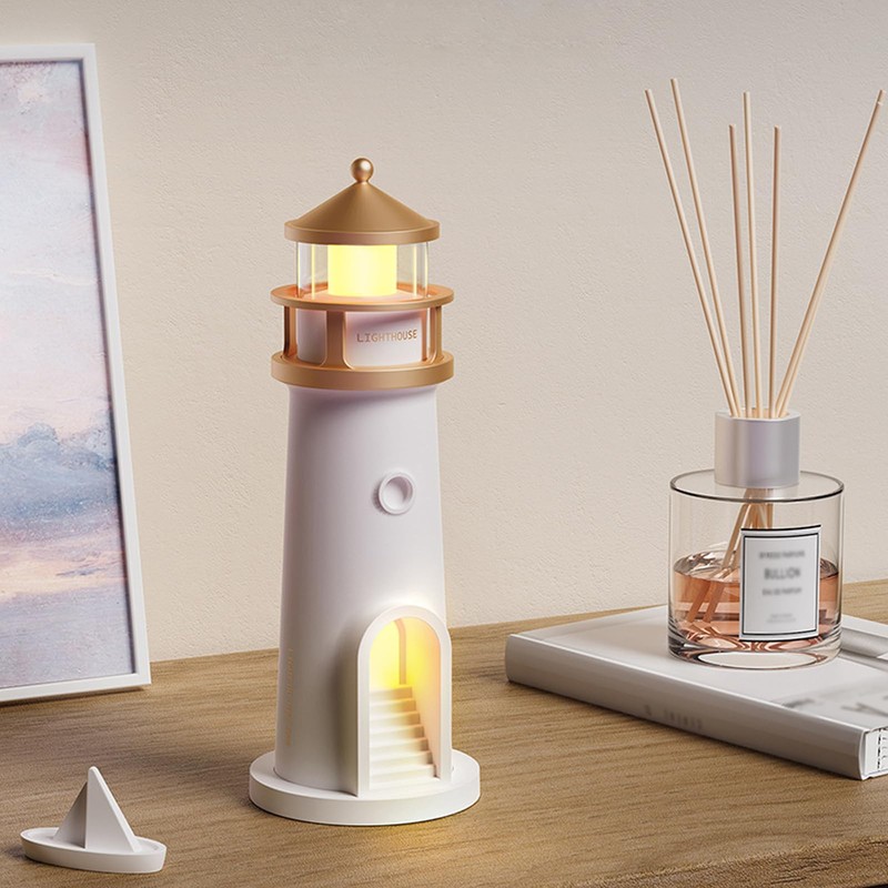 Lighthouse Decoration, Lighthouse Lamp, LED Lighthouse, Projection Lighthouse Lamp, Beacon