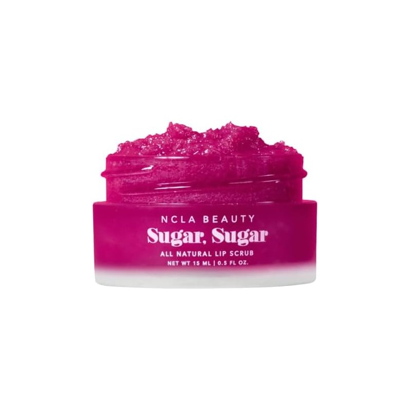 NCLA 100% natural, azúcar vegano, exfoliante de labios (cereza negra)