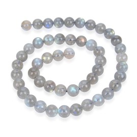 1 Strand Adabele Natural Grade A Blue Flash Labradorite Healing Gemstone 4mm (0.16 inch) Small Round Loose Beads Gem Stone Spacer (89-94pcs) for Jewelry Making GY33-4