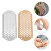 FRCOLOR 2-piece Stainless Steel Foot Scraper Exfoliator for Foot File