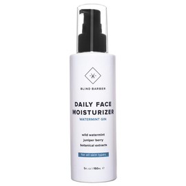 Blind Barber Daily Face Moisturizer - Daily Face Cream & Aftershave Lotion for Dry Skin - Skincare for Men - Good for All Skin Types (5oz / 150ml)