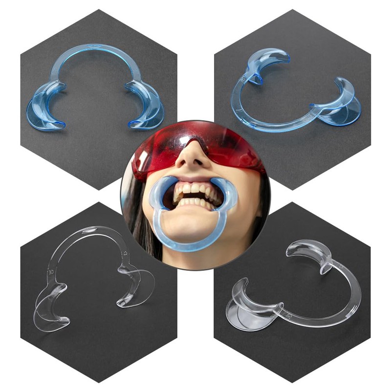 Vicloon Vicloon Mouth Opener,10 Pcs Dental Mouth Opener,C-Shape Cheek Retractors