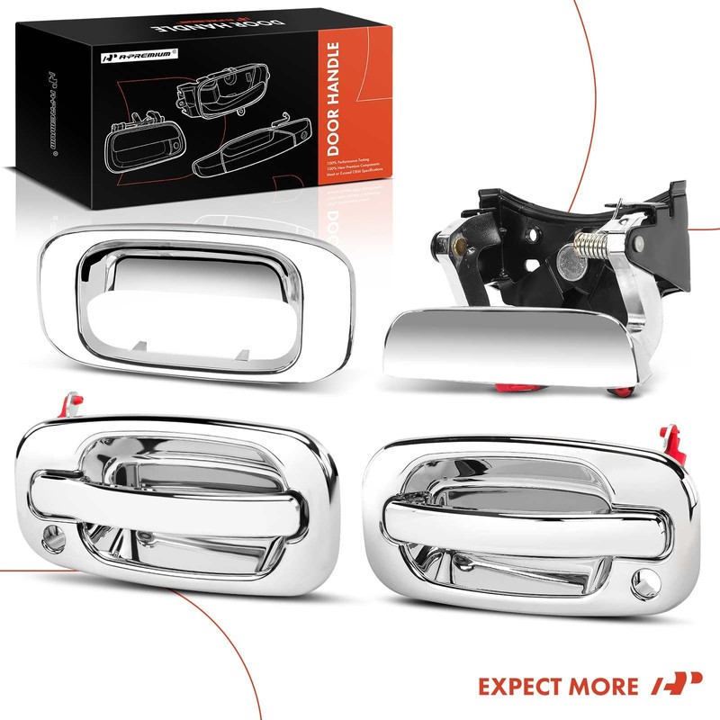 A-Premium - Tailgate Handle with Bezel & Front Exterior Door