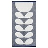 Orla Kiely Sunflower Bathroom Towel 580gsm 100% Cotton Whale Blue