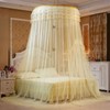Breathable Round Canopy Lace Princess Style Mosquito Net Bed Curtain