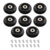ECSiNG 8pcs 70mm 82A Skating Wheels with ABEC-7 608ZZ Bearing