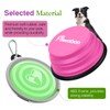 Pawaboo Collapsible Dog Bowls 2 Pack, Silicone Feeding Watering Bowls