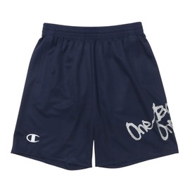 Champion E-MOTION C3-ZB520 Men's Shorts, Quick Drying, Graphic Print, Basketball, navy, M