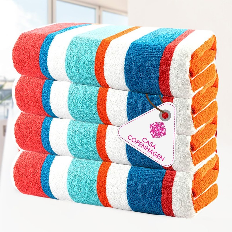 CASA COPENHAGEN Bora Bora Beach Towels Designed in Denmark Rough