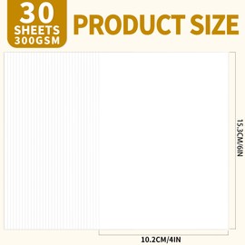50 Sheets White Blank Cards - 4 X 6 Inches Index Cards Thick Card Stock Paper 110lb/300gsm Heavy Weight Cardstock for Wedding,Birthday,Invitation,Greeting Card UAP23B050
