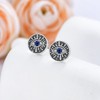 YEESIA Evil Eye Earrings for Women 925 Sterling Silver Blue