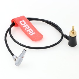DRRI Deity Microphones TC-1 Timecode Generator Box Locking 3.5mm to 00 4-Pin Right Angle Timecode Cable for RED DSMC2 V-Lock I/O Expander