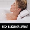 GORILLA GRIP Bath Pillow for Tub, Improved Suction Cups, Luxury