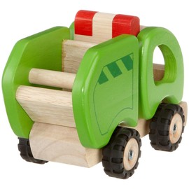 Goki Wooden Dustbin Lorry (Small)