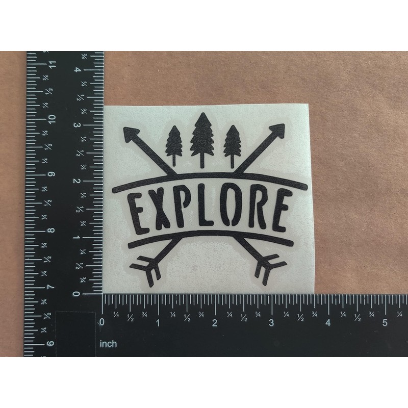 Explore Decal 4 Pack: Adventure Awaits, Not All Those Who
