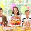 Schleifen-Kuchenaufsatz, Mini-Schleifen zum Basteln (rot)