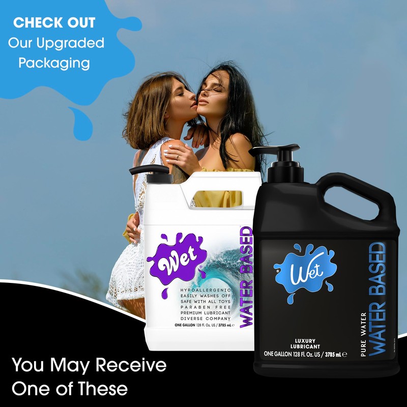 Wet Silver Water-Based Lubricant | Long-Lasting, Original Premium Formula |