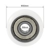 uxcell Ball Bearing Guide Pulley Roller Round Wheel 8x30x8.5mm Double