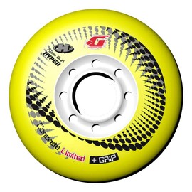 Hyper Concrete + G inline skating Wheels Limited Edition Component for Skates 80 mm/84 A Inline Skates Sports and leisure, Pack of 4, Yellow