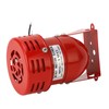 Industrial Motor Alarm Bell Red Color Steel Mini Horn Sound