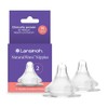 Lansinoh mOmma Nipples, Medium-Flow, 2 Count