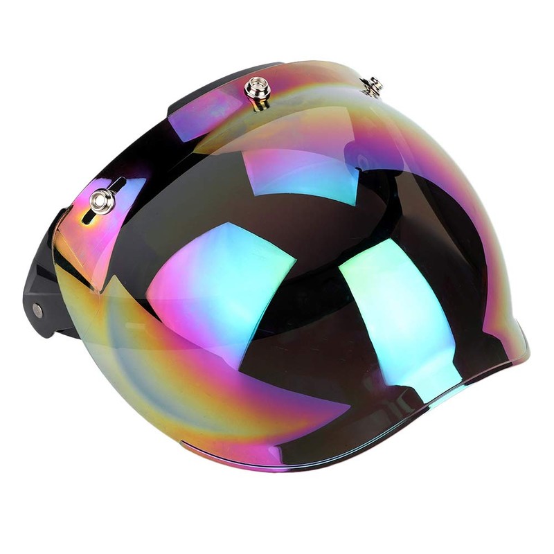 Helmet Windshield Motorcycle Helmet Windshield 3 Snap Sun Visor Shield