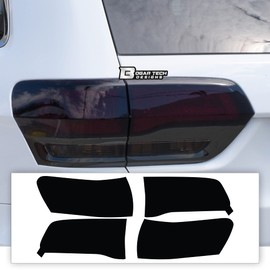 BOGAR TECH DESIGNS Tinted Taillight Rear Overlay Tint Compatible with Jeep Grand Cherokee 2014-2021, Dark
