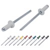 Pack of 100 Painted Blind Rivets 3.2 x 8 mm,