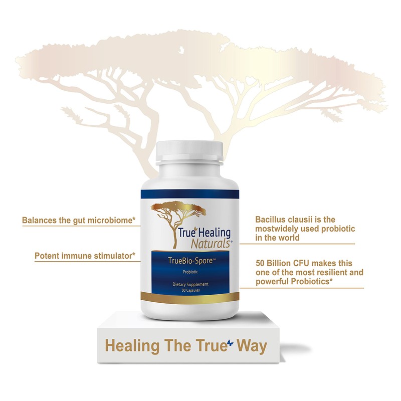 True Healing Naturals - TrueBio-Spore - Probiotic Supplement - Resilient
