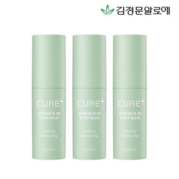 Kim Jung-moon Aloe Cure 2X Cream Moisture Stick Balm 3ea