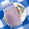 4 Pack Pink Guest Checks Books for Servers, Server Note