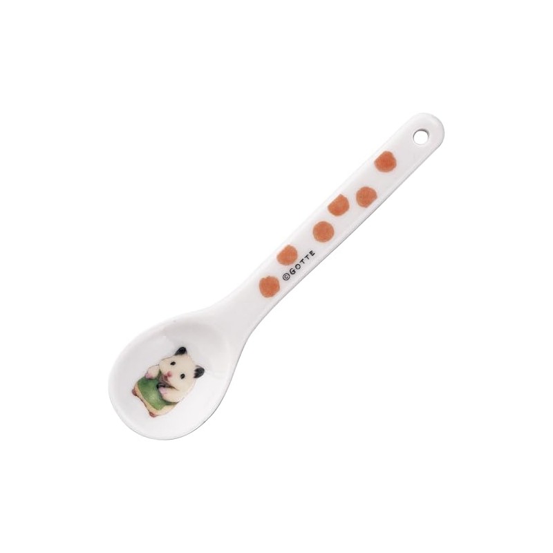 Yamaka Shoten SRN12-850 Hamster Sukeroku Everyday GOTTE Ceramic, Teaspoon, 5.1