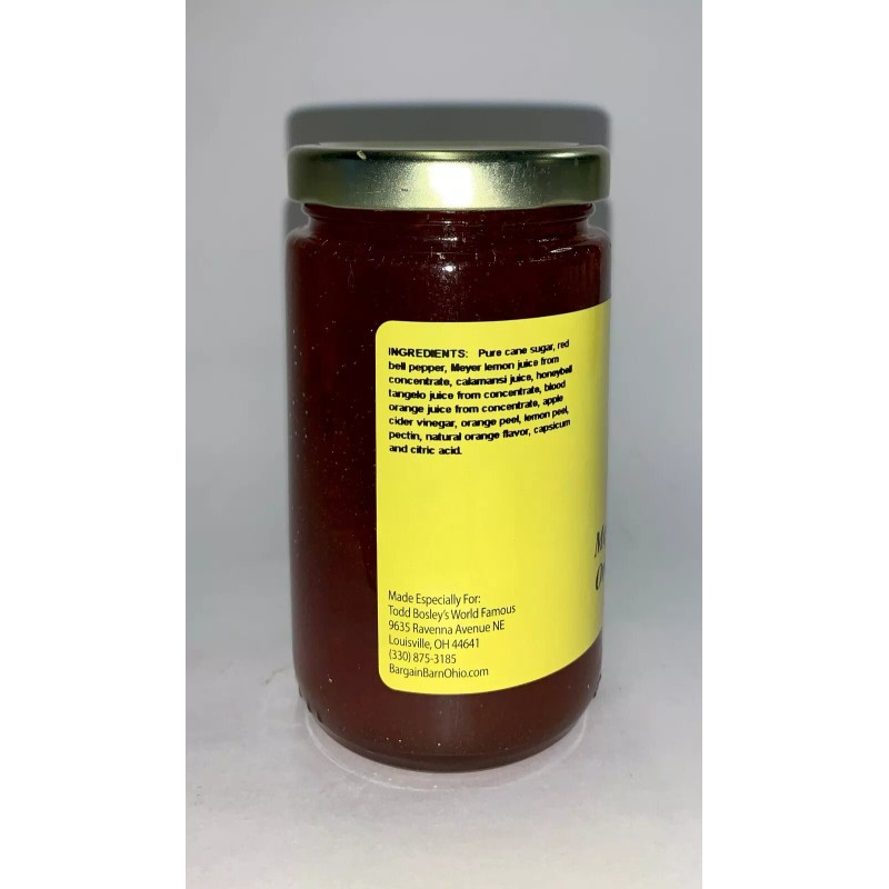 Todd Bosley's World Famous Meyer Lemon Blood Orange Pepper Jelly
