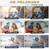 GQUEEN Retro Round Steampunk Polarised Sunglasses Men Women UV400, MTS2,
