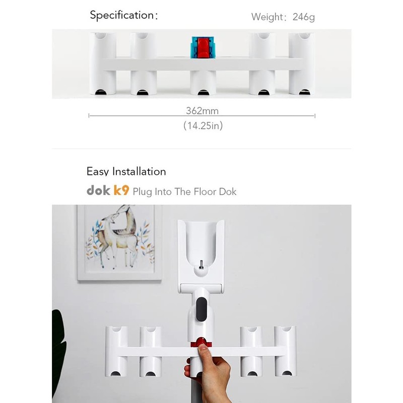 Meijunter Expansion Bracket Compatible with Dyson Digital Slim/Gen5 Detect/V11/V12/V11 Outsize/V15/Outsize