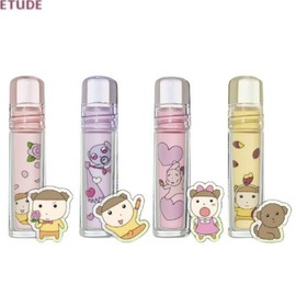 ETUDE Over Glow Tint 3g [Maru is a Puppy Edition], Color:Maru Jump Peach