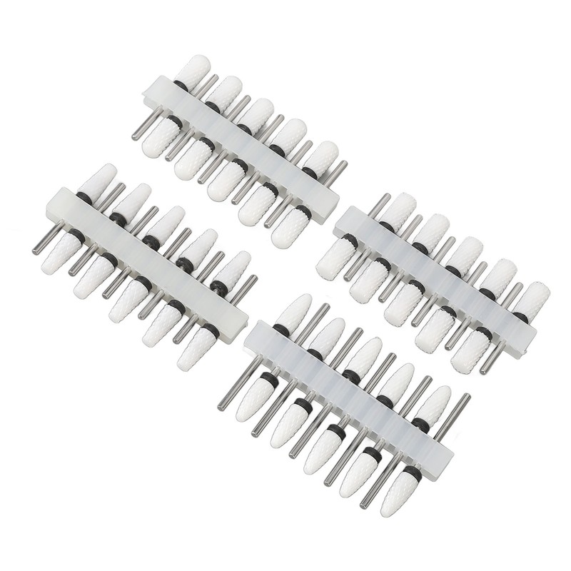 40Pcs Nail Drill Bit 4 Types Ceramic Nail Removal Bit