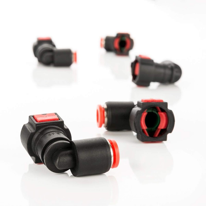 5x Fuel Cable Connector Hose Coupling Quick Release 9.5 x