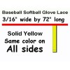 Wood-n-Stuff.com Softball Baseball Glove (4) Leather Lace TAN ALM Type