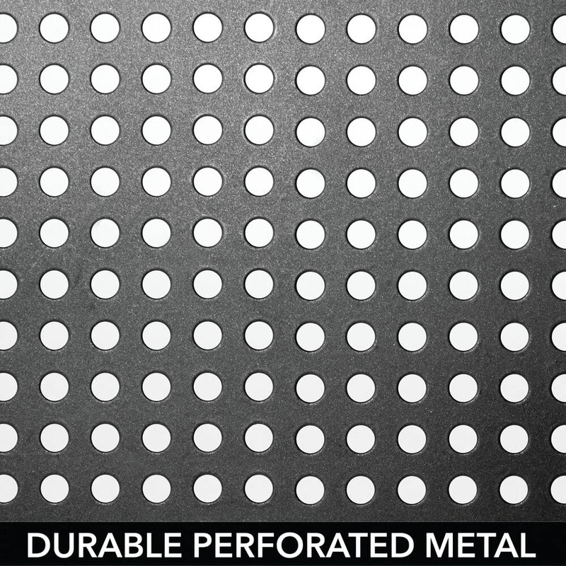 mDesign Shelf Insert for Kitchen Cupboard - Practical Metal Crockery