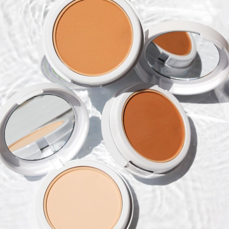 J.Cat Beauty Aquasurance Compact Foundation, Water-Infused Full Coverage Powder Foundation,