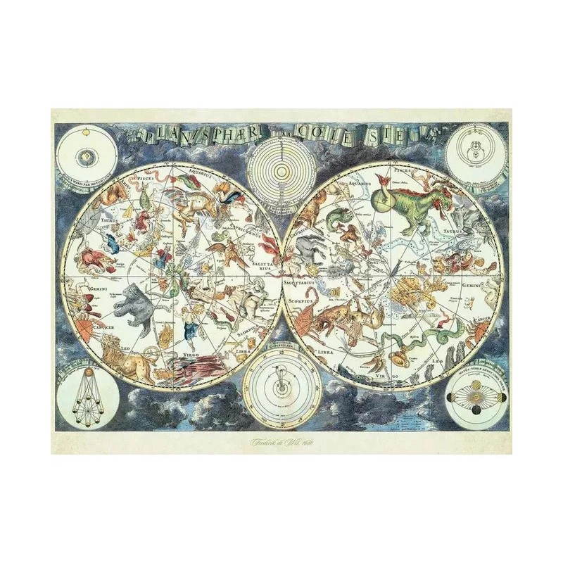 Ravensburger Rompecabezas Ravensburger Mapa Fantástico De 1500 Piezas 14+