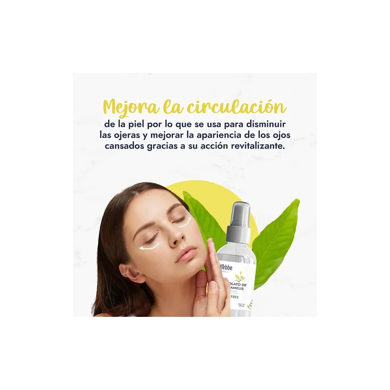 Hidrolato De Hamamelis 100% Natural Facial Y Corporal 120ml