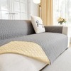 ENVEHUG Loveseat Sofa Cover for 2 Cushion Couch Water Resistant