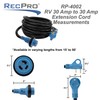 RecPro RV Extension Cord | 30 Amp Locking Male-to-Female Power