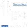 FixRello Fastener Casement Window Handle for Timber Surfaces | with